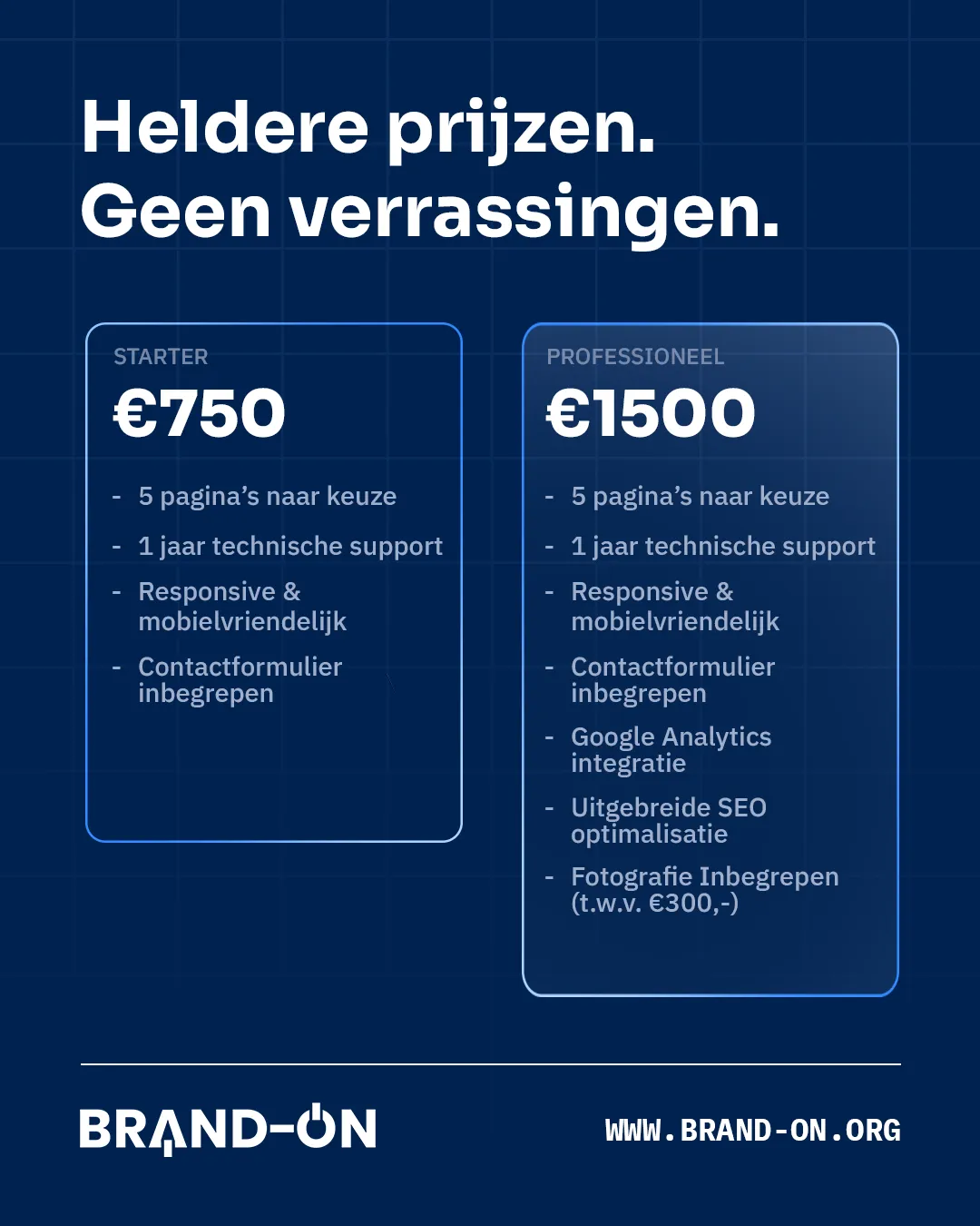 Wat een website voor een mkb-bedrijf kost